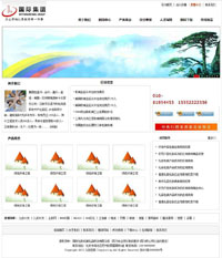 红色风格企业模板